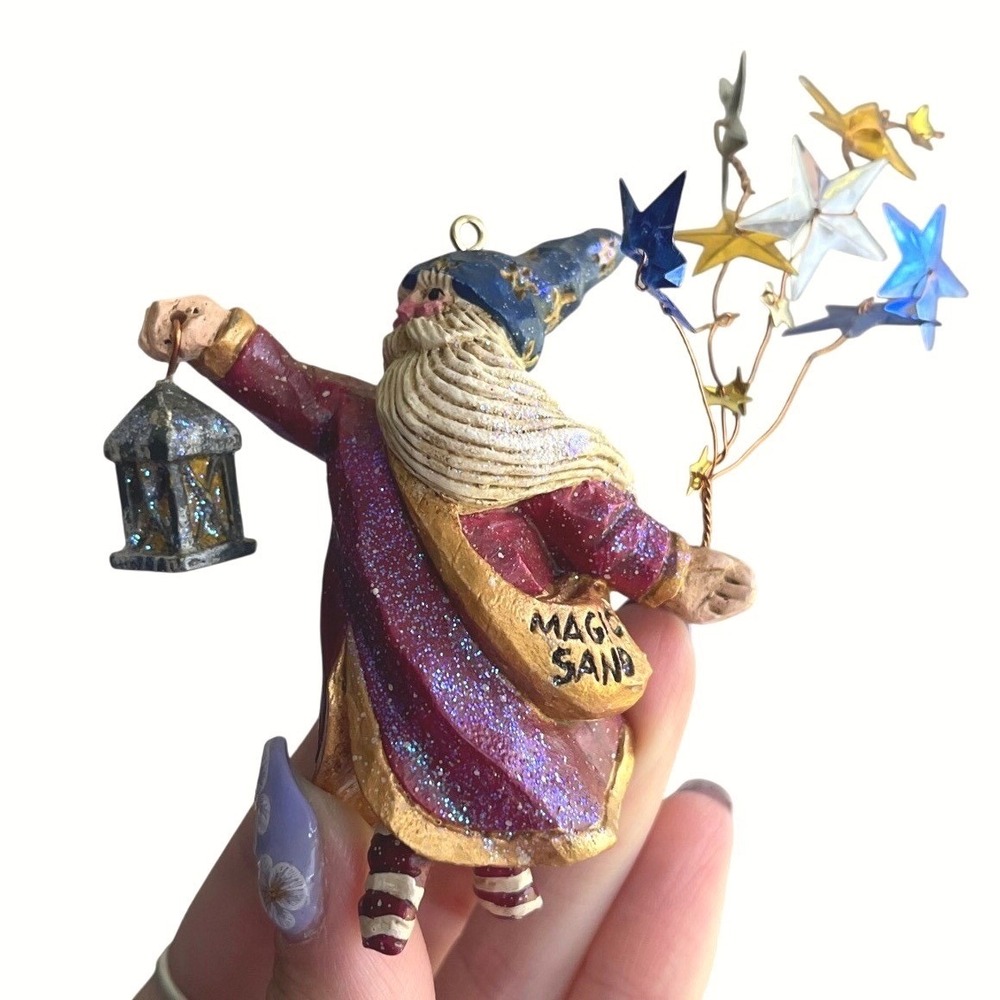 Pam Schifferl Christmas Ornament - Flying Wizard "Magic Sand"